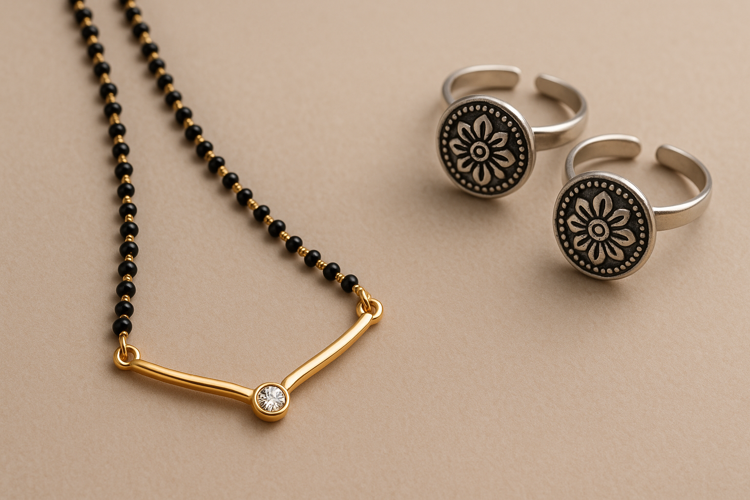 Mangalsutra and Toe Rings